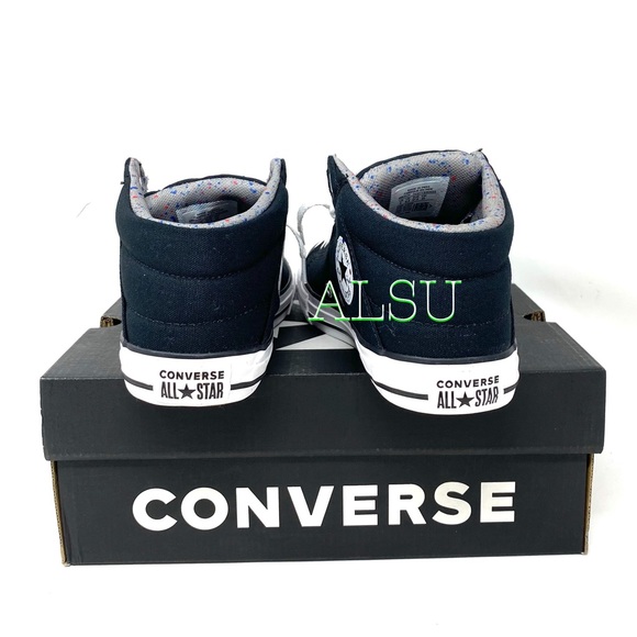 Converse Ctas Axel Mid Canvas Black y/Women’s - Picture 5 of 10